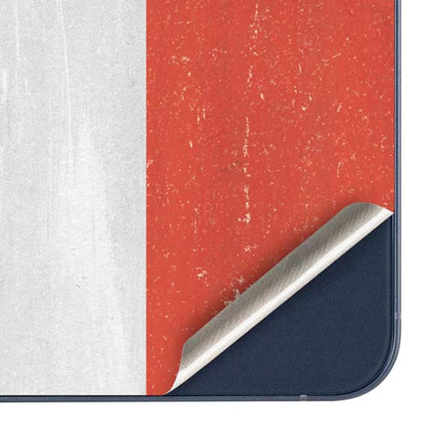 Singapore Flag Distressed Galaxy A36 5G Skin